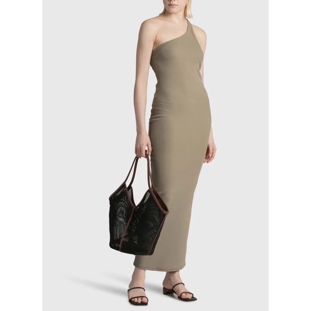 The Line By K One Shoulder Women's Artichoke S Gael Cutout Maxi Dress NWT